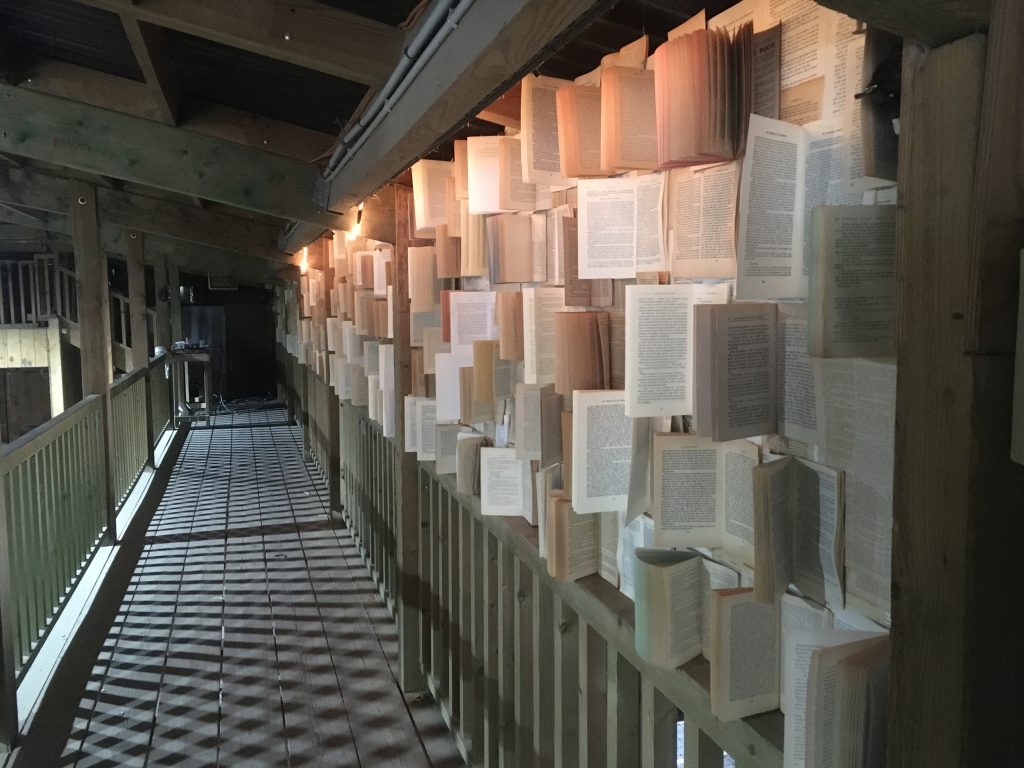 mur de livre zingaro Aubervilliers